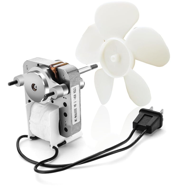 Fetechmate S1200A000 Quiet Bathroom Vent Fan Motor Replacement Compatible with Br-oan Nu-Tone 686, M686, 687, 870 Electric Motor - 50CFM 3000RPM 120V Bathroom Exhaust Fan Motor by - Image 2